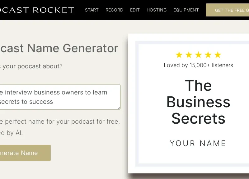 Podcast Name Generator