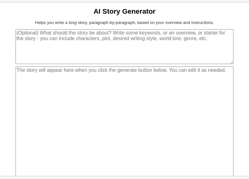 Prechance Story Generator
