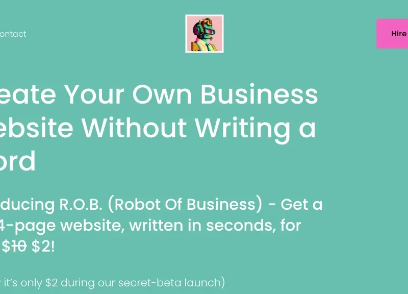 R.O.B. (Robot Of Business)