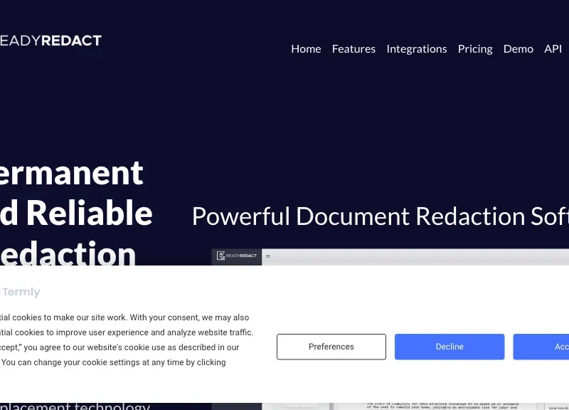 ReadyRedact Document Redaction