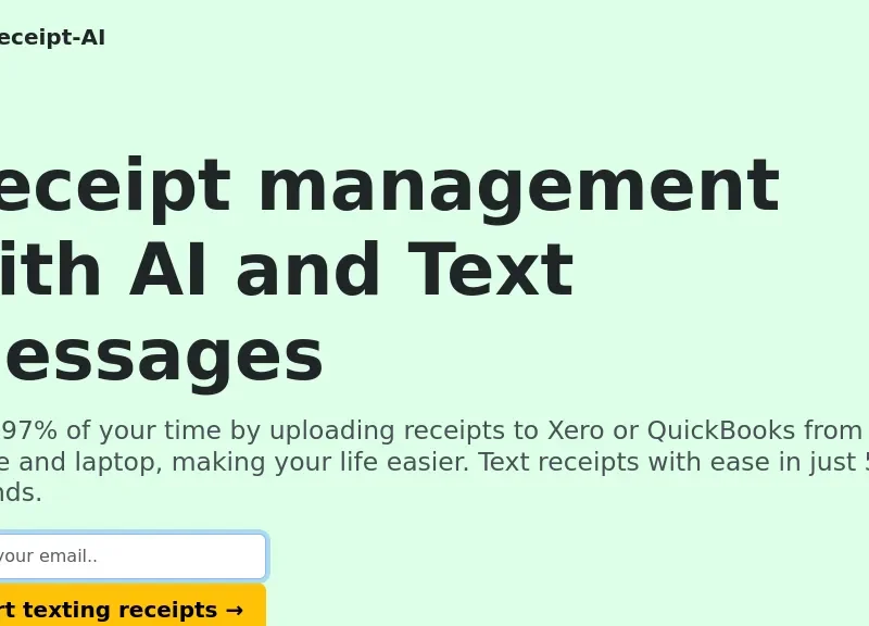 Receipt AI