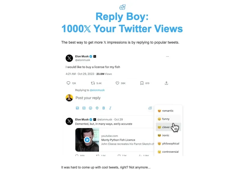 Reply Boy