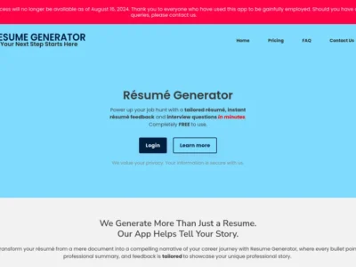 Resume Generator