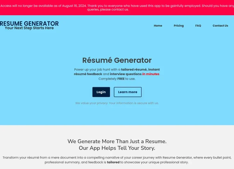 Resume Generator