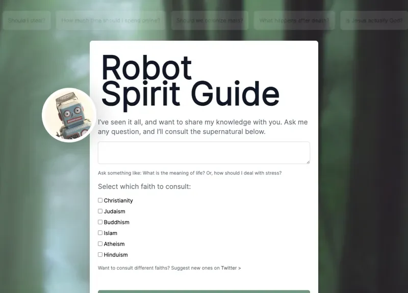 Robot Spirit Guide