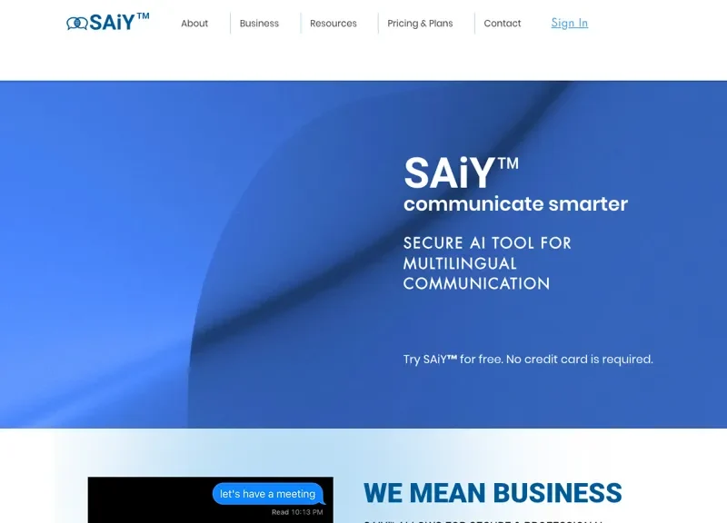 Saiy™