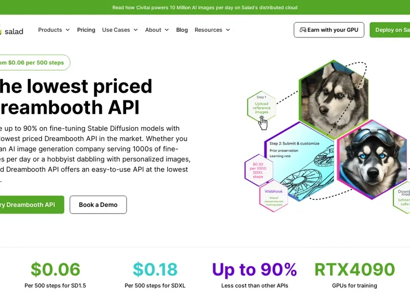 Salad Dreambooth API