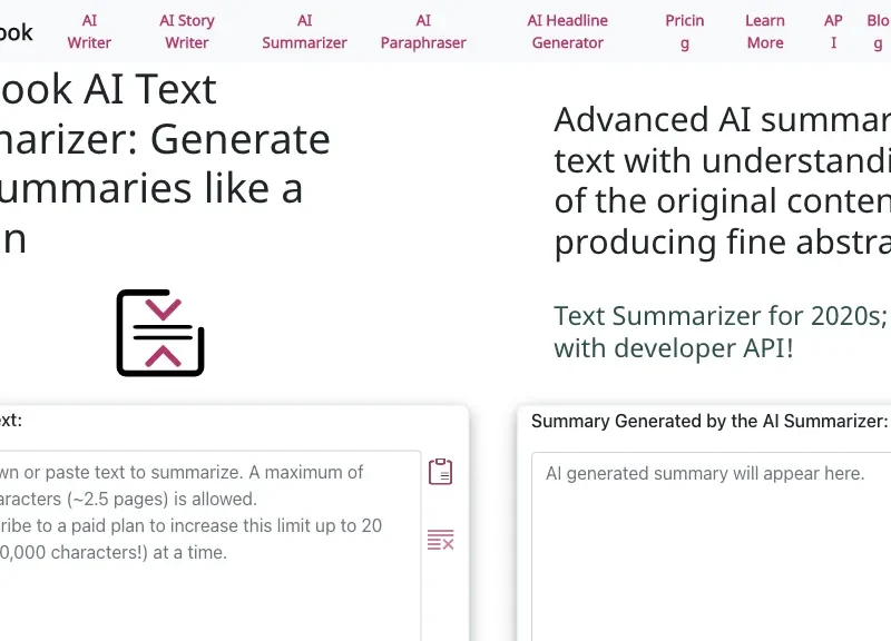Sassbook AI Summarizer