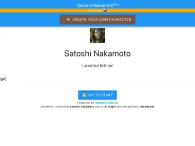 Satoshi Nakamoto Chatbot