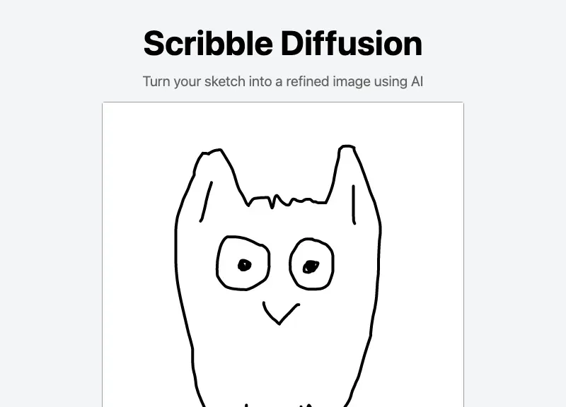 Scribble Diffusion