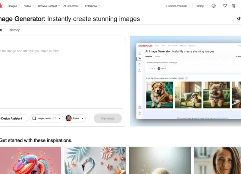 Shutterstock Image Generator