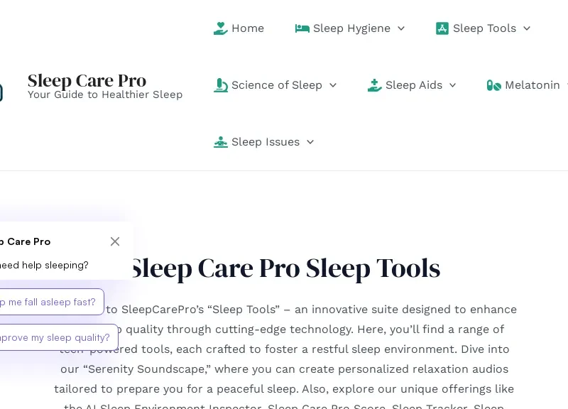 Sleep Intelligence Tools