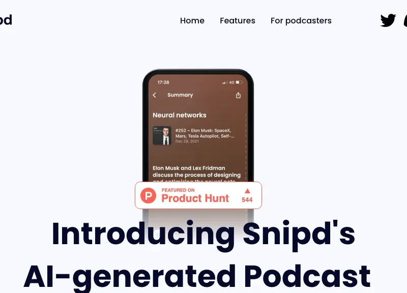 Snipd Podcast Summaries