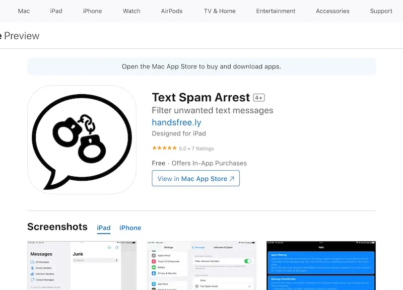 Spam Arrest Filter