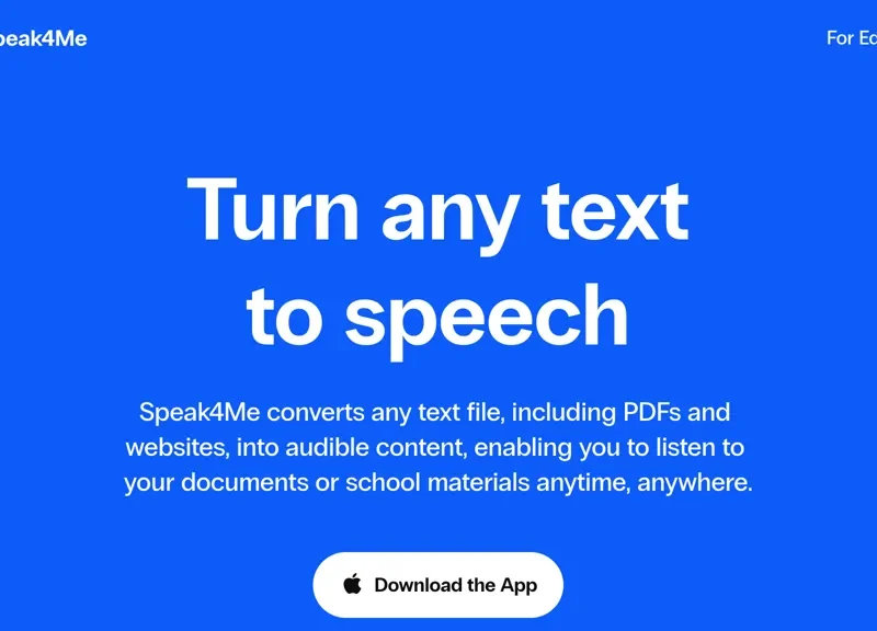 Speak4Me - Text To Speech