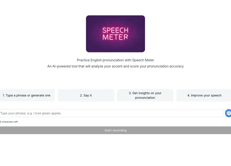 Speech Meter