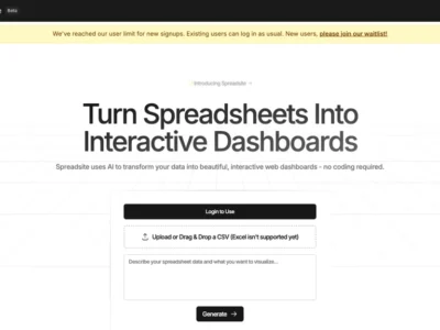 Spreadsite
