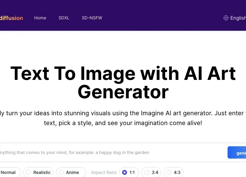 Stable Diffusion AI Generator