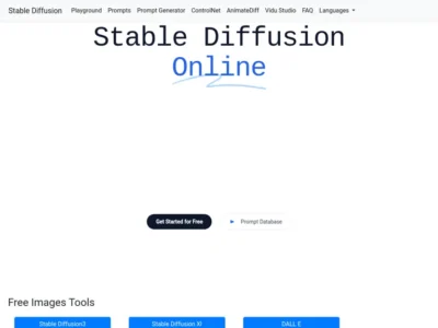 Stable Diffusion Online