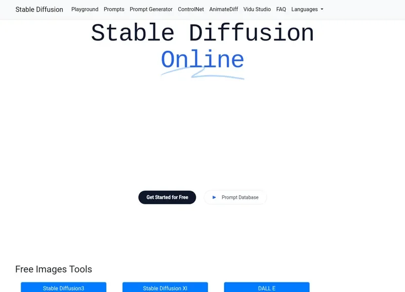 Stable Diffusion Online