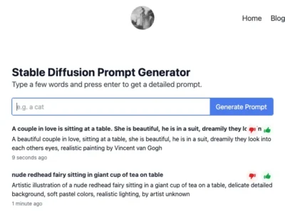 Stable Diffusion Prompt Generator