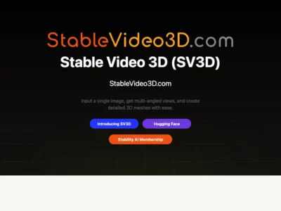 Stable Video 3D