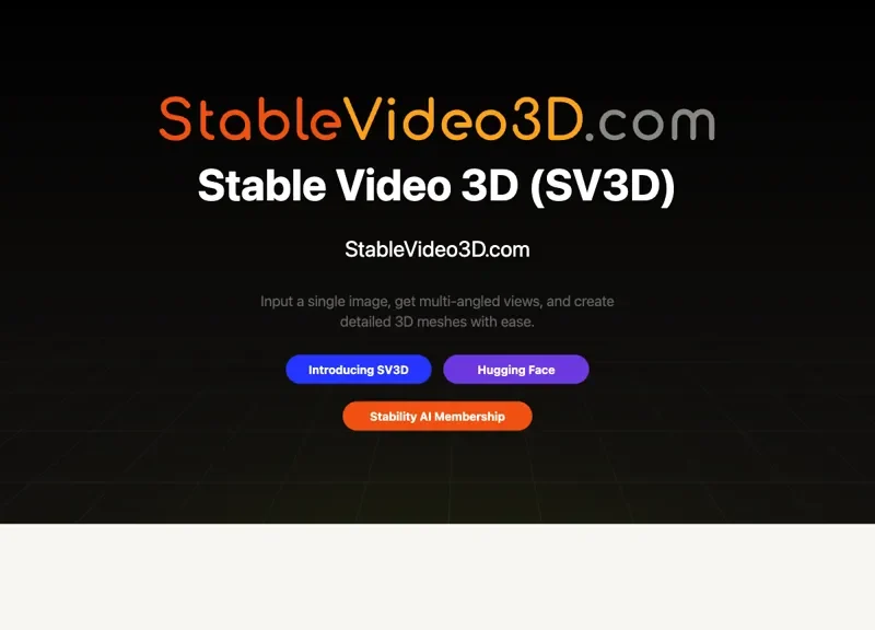 Stable Video 3D