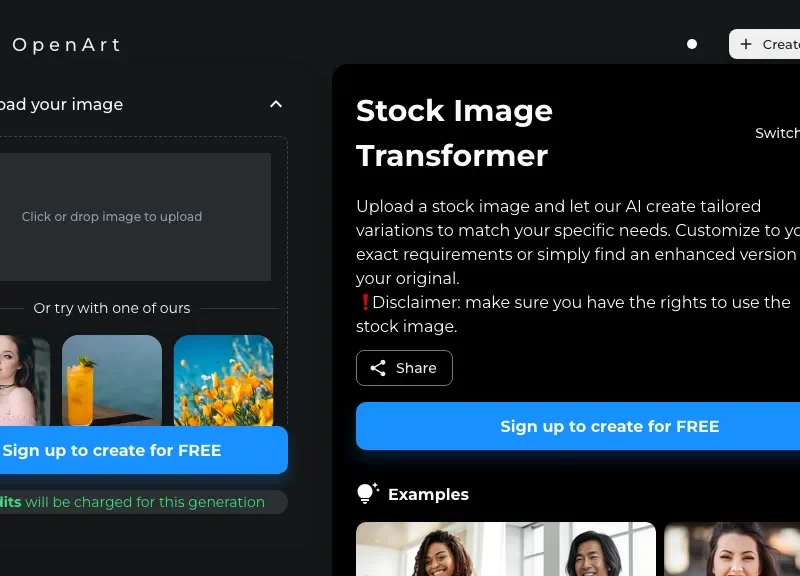 Stock Image Transformer