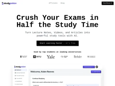 Study Potion AI