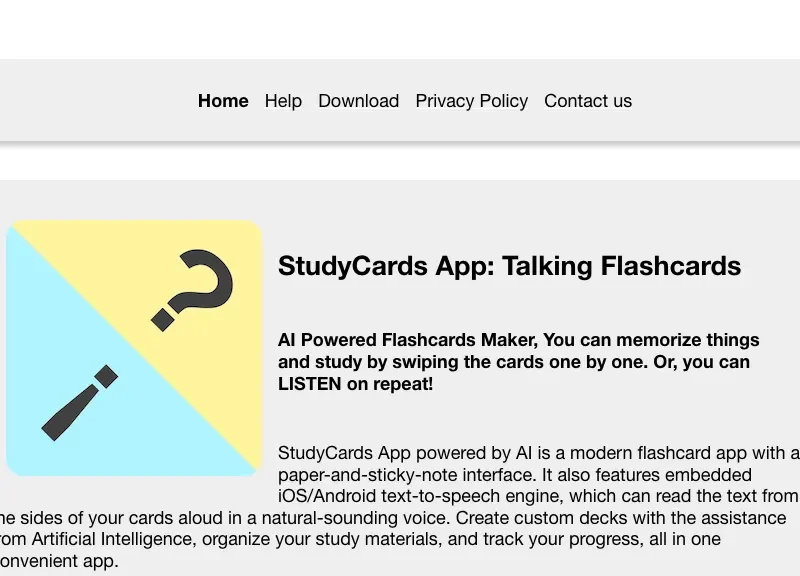 StudyCards App