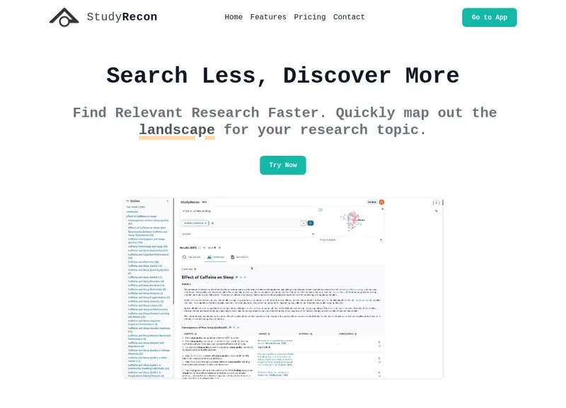 StudyRecon