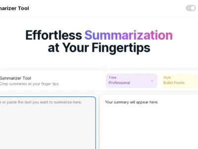 Summarizer Tool