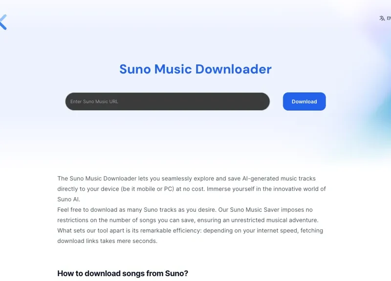 Suno Music Downloader