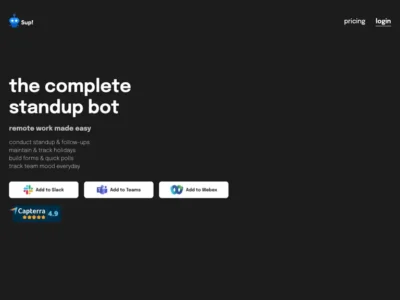 Sup Standup Bot