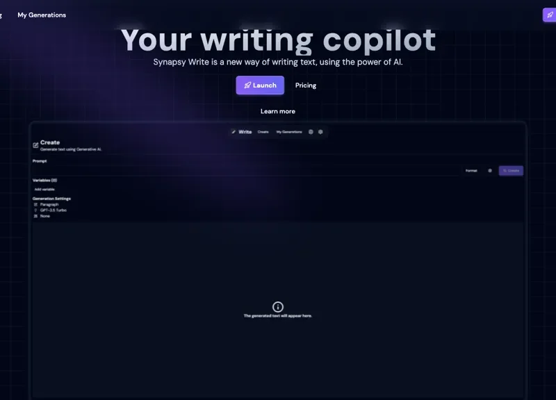 Synapsy Write
