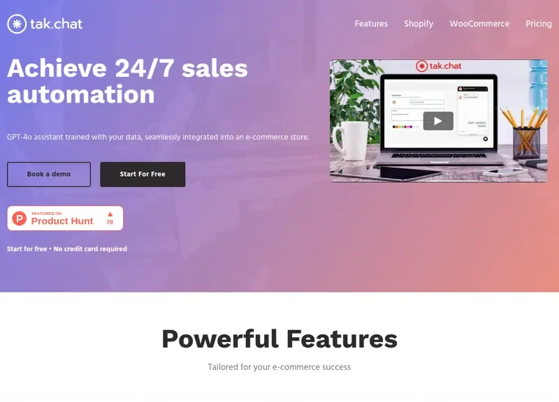 Tak.Chat For Shopify