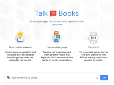 Talk To Books (Google)