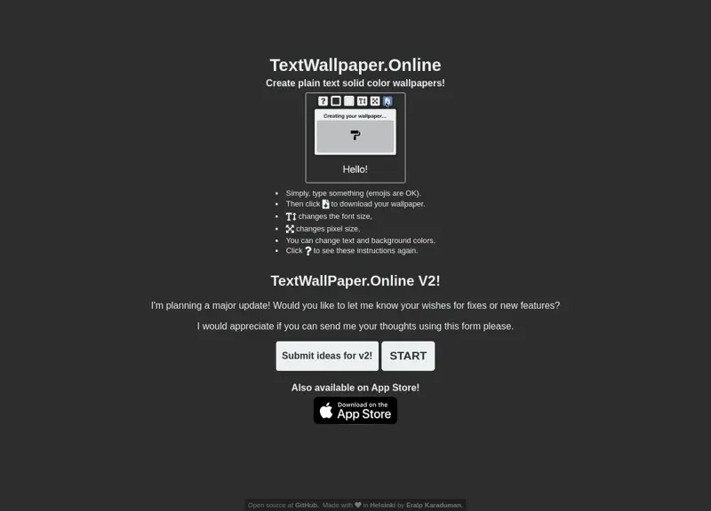 TextWallpaper