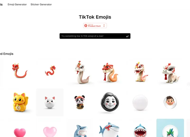 Tiktok Emoji Generator