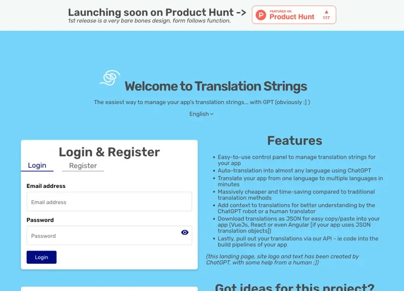 Translation Strings