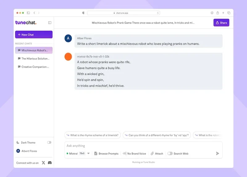 Tune Chat