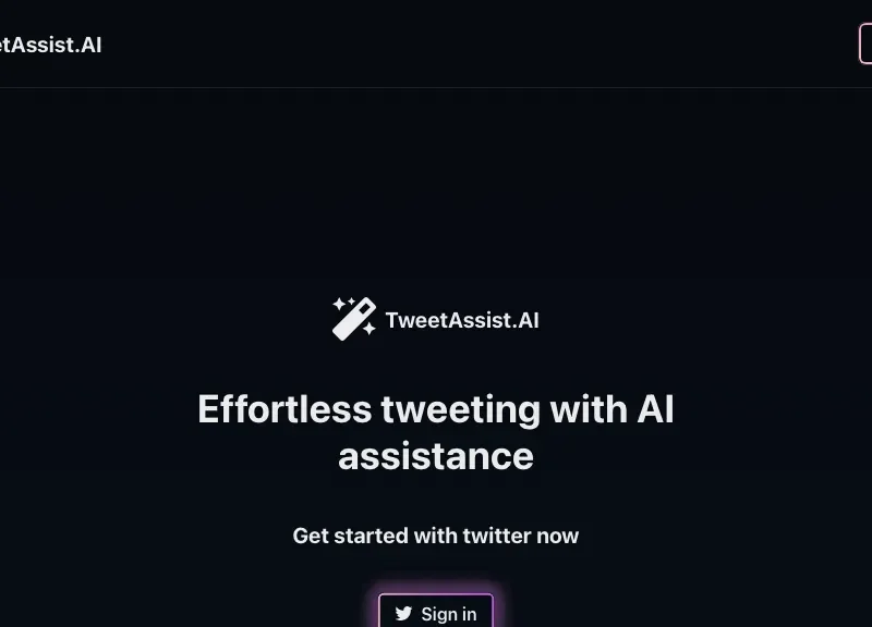 Tweet Assist App
