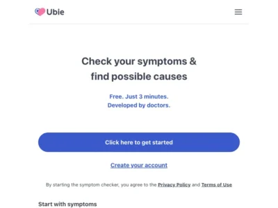 Ubie AI Symptom Checker