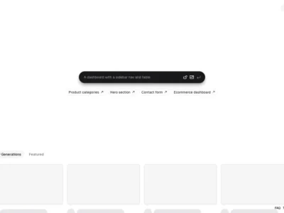 V0.Dev By Vercel Labs