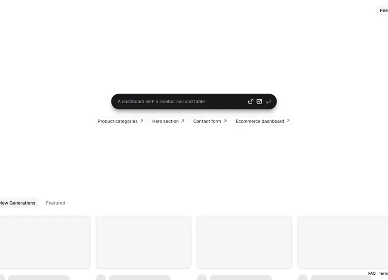 V0.Dev By Vercel Labs