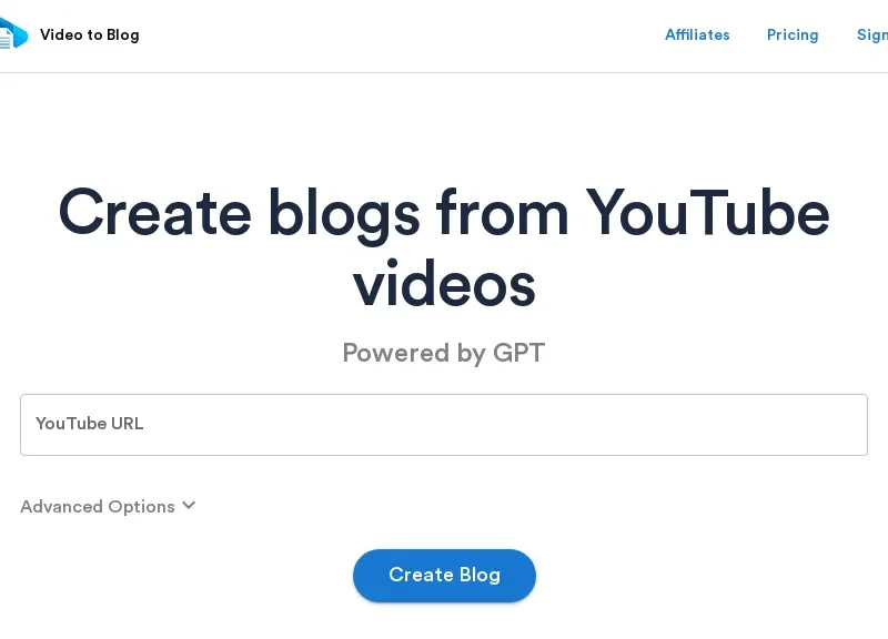 Video To Blog