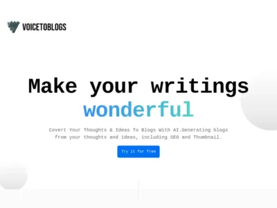 Voicetoblogs