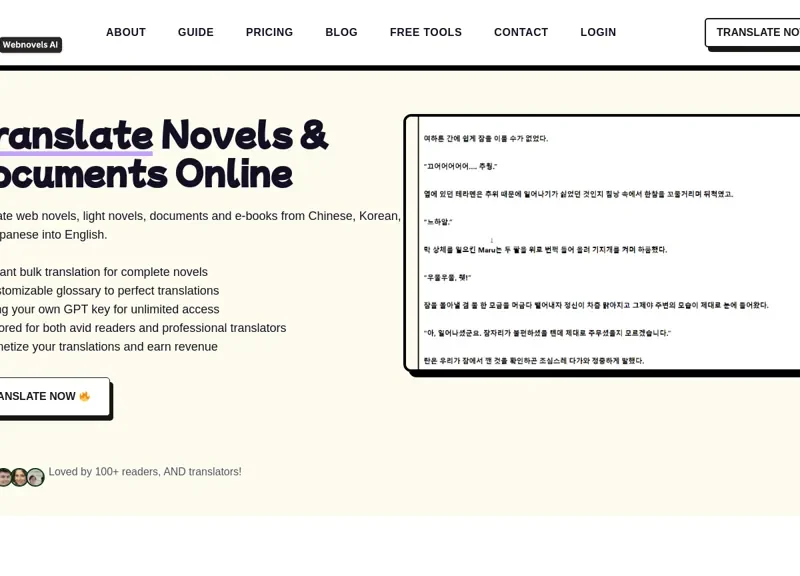 Webnovels Ai