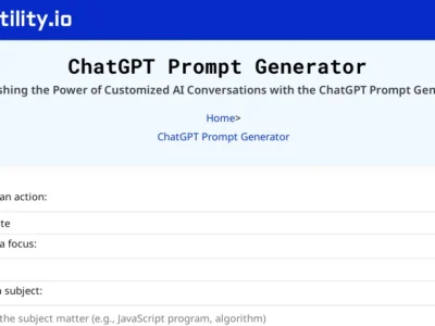 ChatGPT Prompt Generator