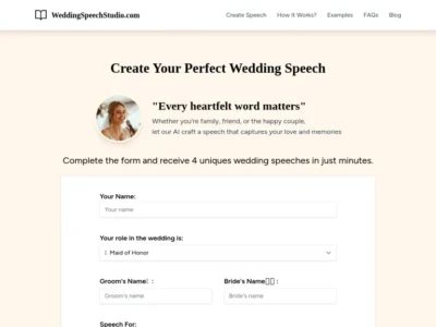 Wedding Speech Studio